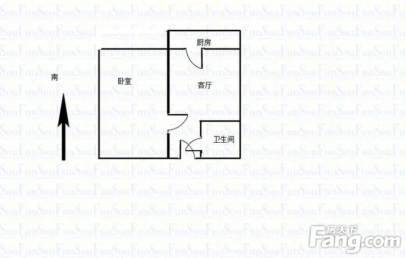 河北电机厂宿舍河北电机厂宿舍 1室 户型图&nbsp;1室1厅1卫1厨 0.00㎡