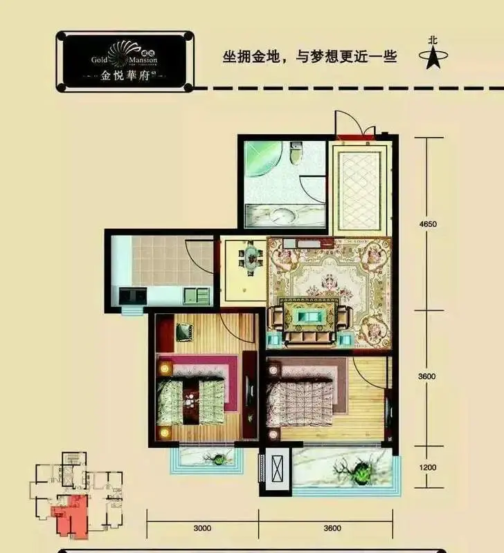 金悦华府室内图