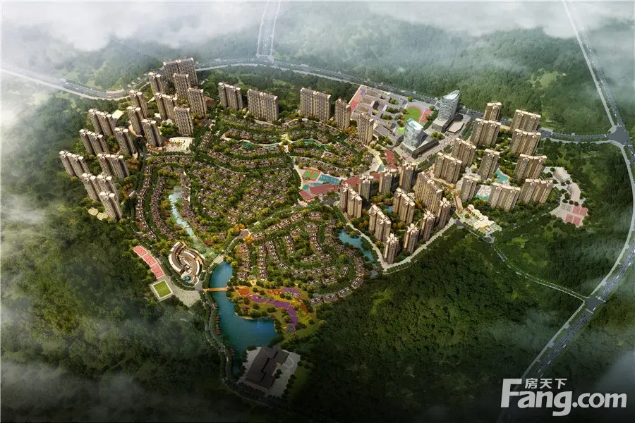 效果图:项目鸟瞰效果图