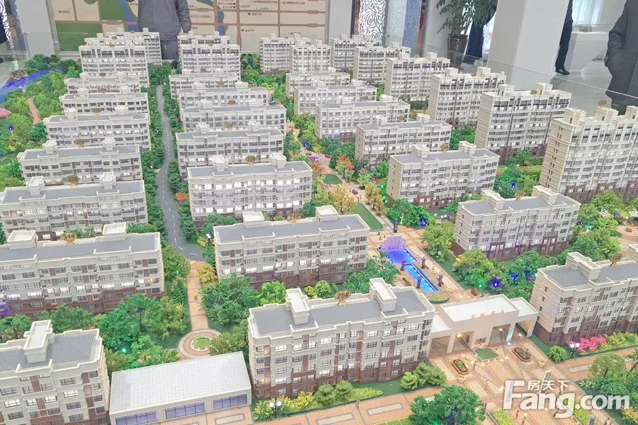 奥园水榭春天沙盘实景图
