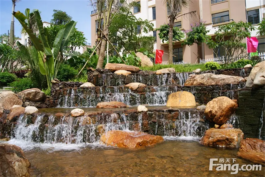 实景图:叠水水景实景图