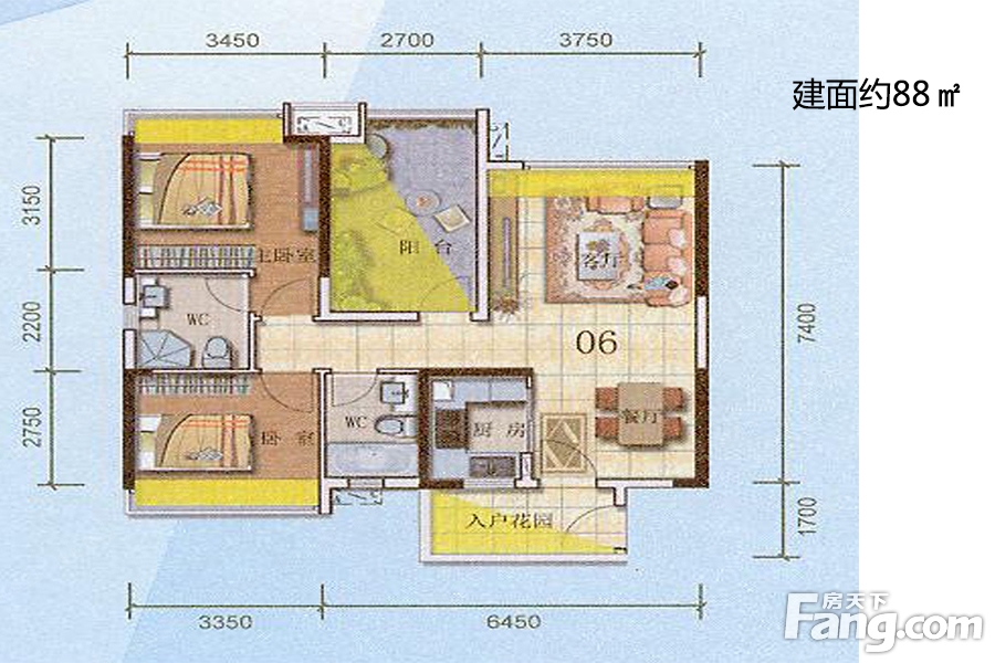 普君新城华府户型图