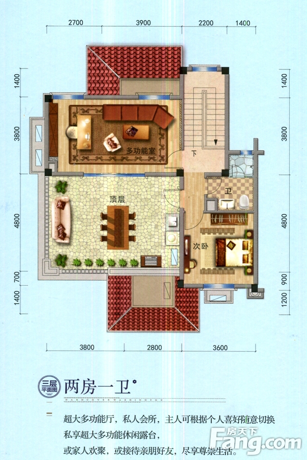 你看过合浦碧桂园·玖珑湾BJ260别墅户型三层平面图样板间了吗？这才是家美好的样子！