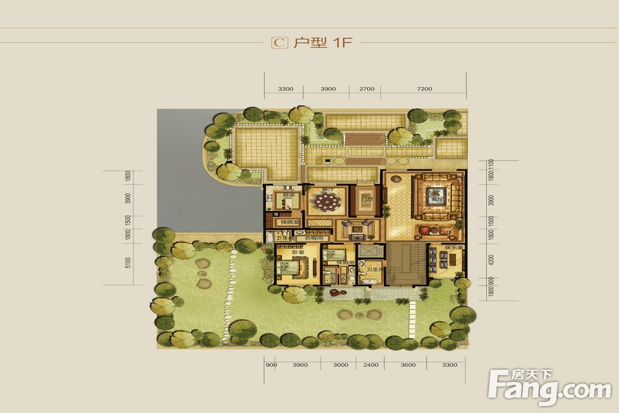 c东方名都楼书别墅户型图-01