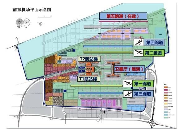 未来浦东—虹桥机场连接线, 地铁2号线,磁悬浮线 地铁21号线 (高桥