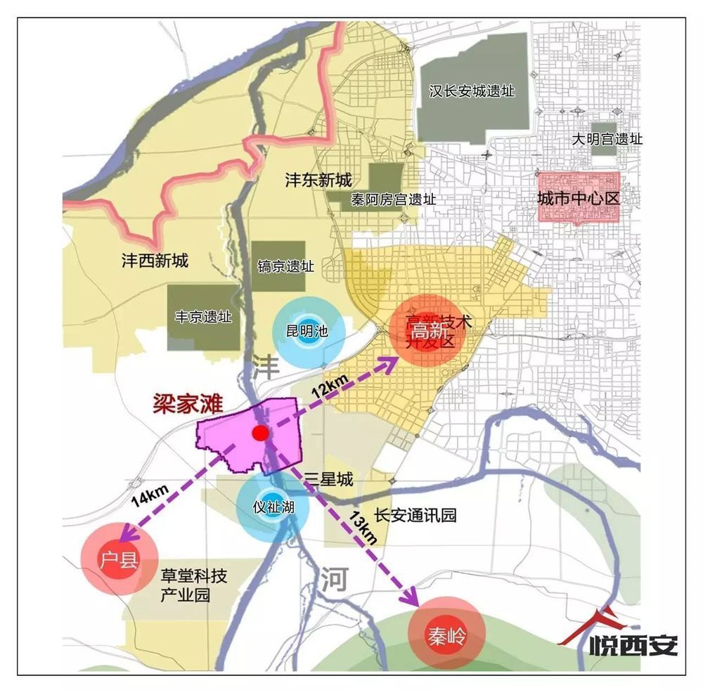 西安版的望京来了详解梁家滩将有数万老外入住