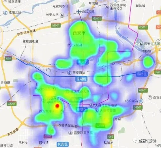 【独家】六月西安房地产市场热力地图