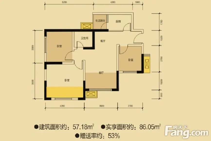 阳光·维多利亚户型图-乐山搜房网