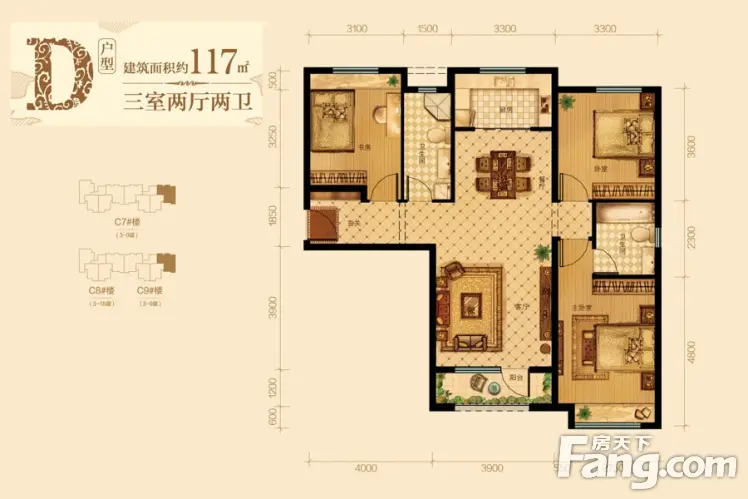 绿宸万华城户型-廊坊房天下