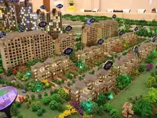 三层洋房带花园含车位小区人车分流