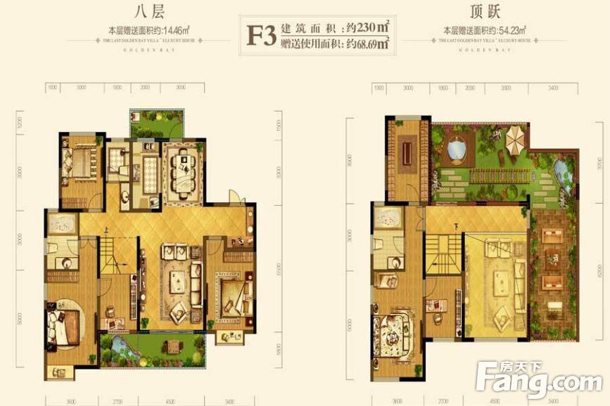 金域湾畔2期-领馆1号户型图-西安搜房网