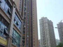 财信正规清水两房,朝小区中庭朝东,住家清净