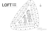 LOFT公寓户型图
