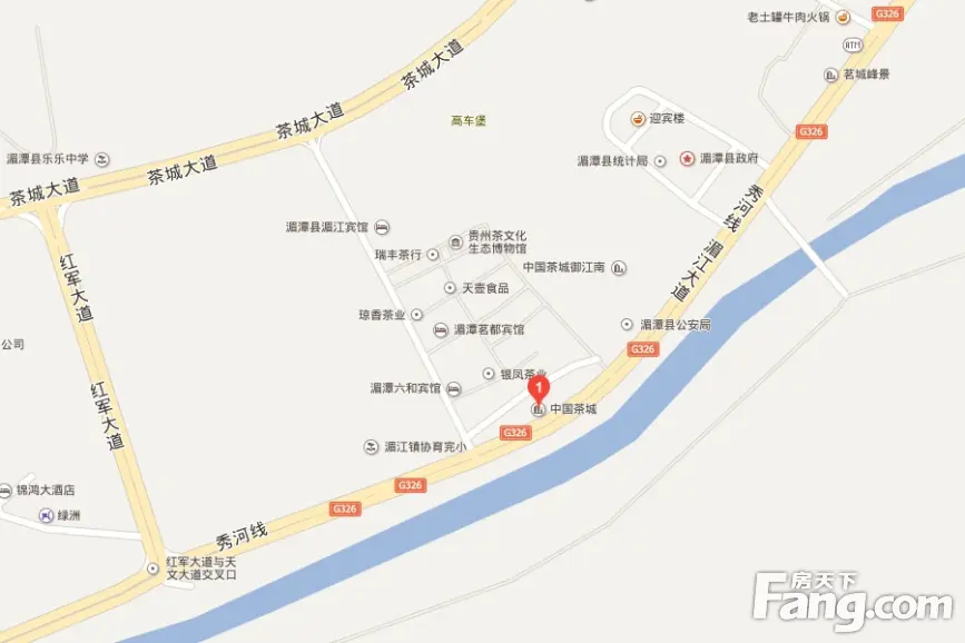 遵义新房 湄潭县楼盘 中国茶城 楼盘相册 > 交通图