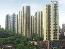 石桥铺 背靠公园 正规两房 拎包入住价格可D