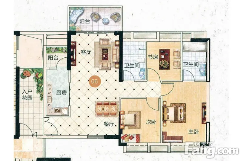越秀滨海御城户型图