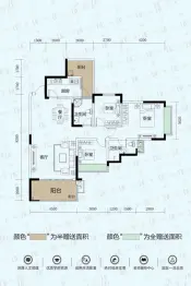 梦想典城3室2厅1厨2卫建面114.87㎡