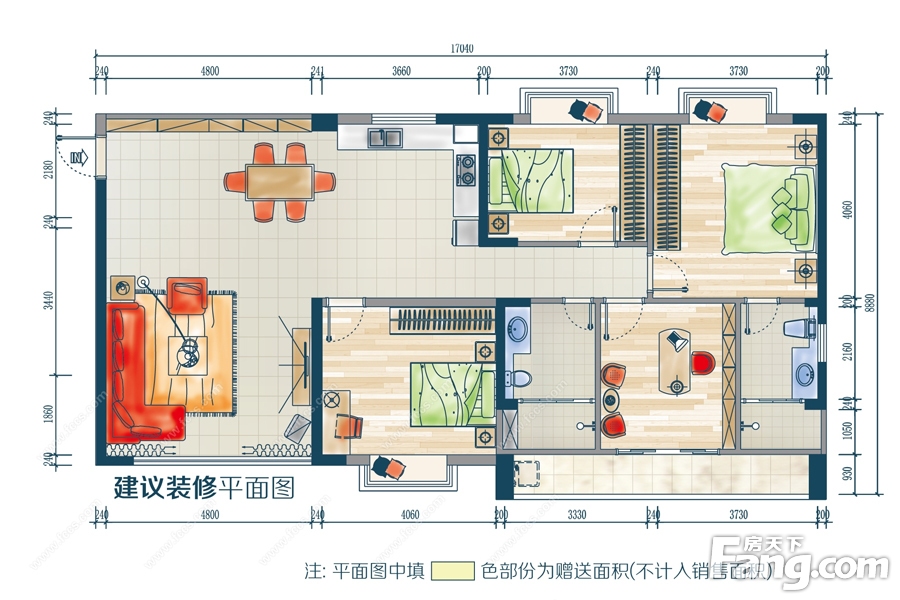 休宁鑫海湾户型图图片