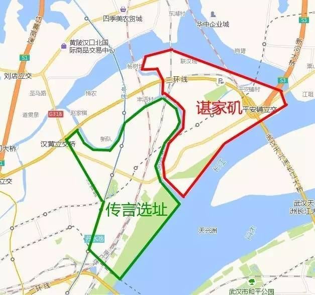 谌家矶地图图片