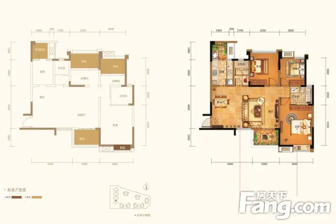 中洲锦城湖岸2期别墅户型图