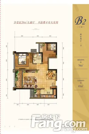 中洲锦城湖岸2期别墅户型图
