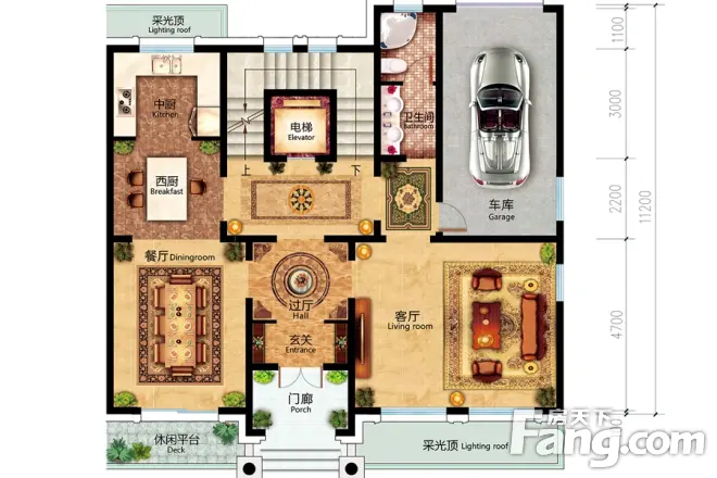 恒达黄海公馆户型图