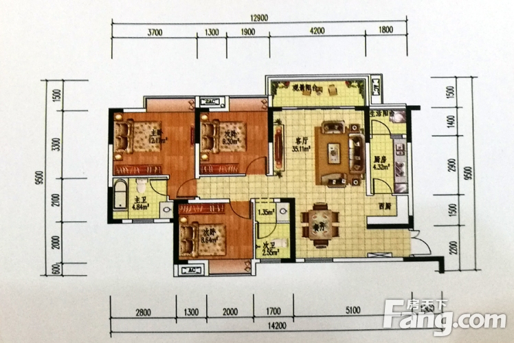 临港大市场户型-广安房天下