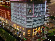 小区环境优美,实用率高,小区人车分流。