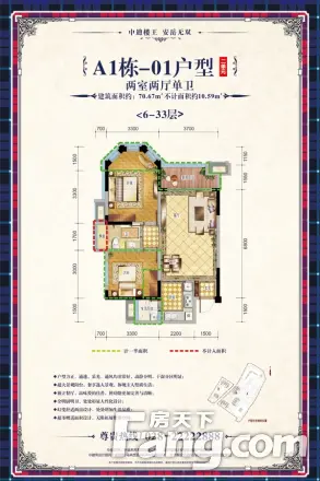 安岳中迪商业广场商住楼户型图