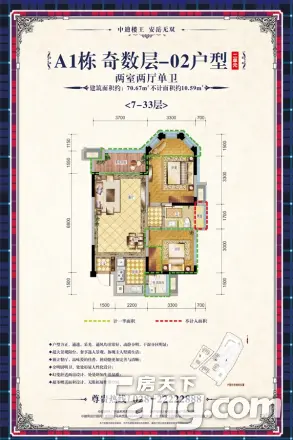 安岳中迪商业广场商住楼户型图