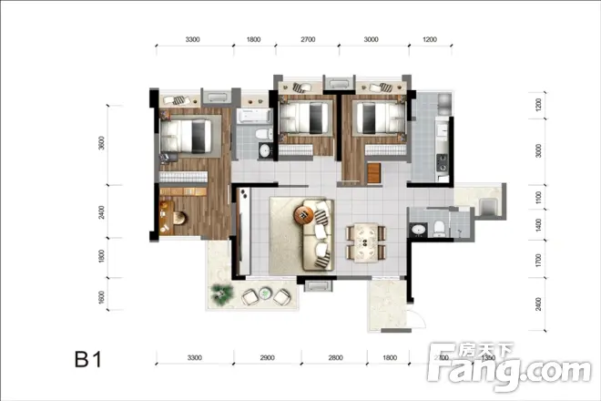 爱在城南商住楼户型图