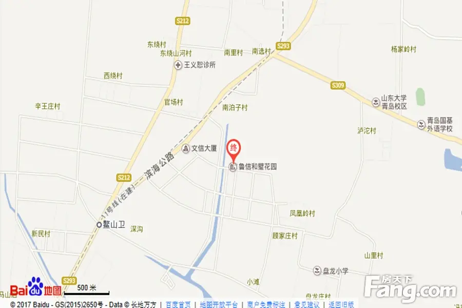 鲁信和璧花园交通图