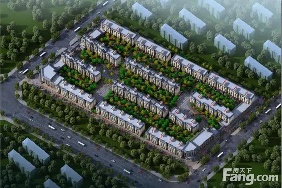 滨河锦园楼栋平面图