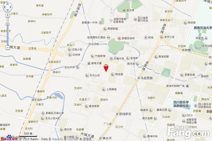 桂湖名城交通图