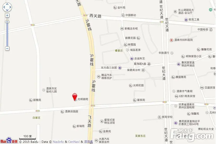 光明御园交通图