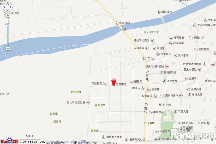 国泰家园B区交通图