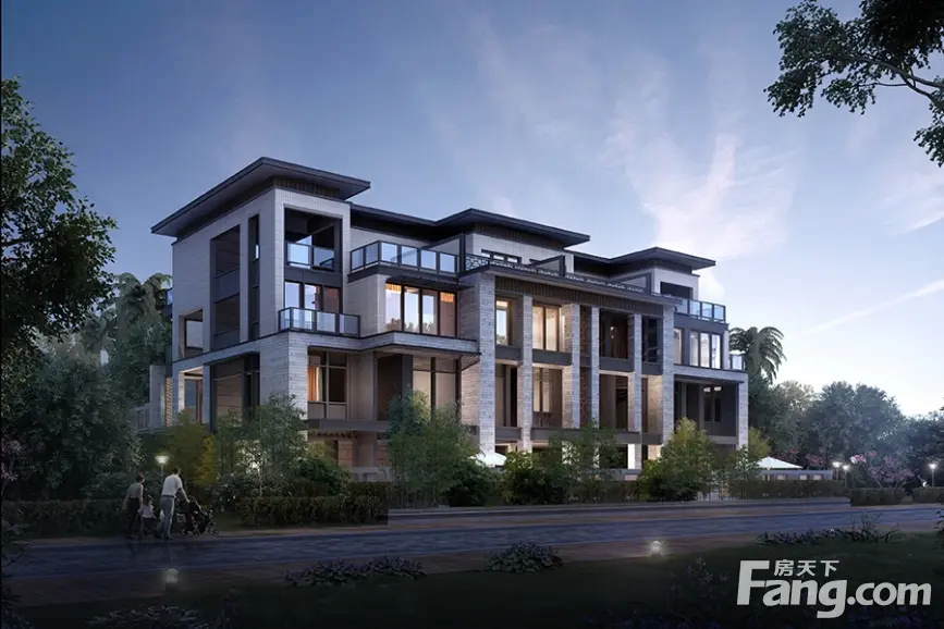 8 / 17 联排别墅北立面效果图