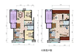 上风上水领地4室2厅1厨2卫建面190.67㎡