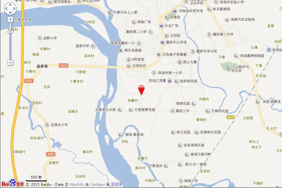 琼海商业步行街交通图