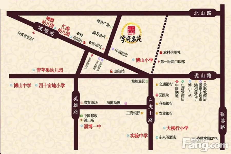 学府名苑交通图