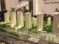 拉菲公馆大四室简装全天无遮挡带车位证过二