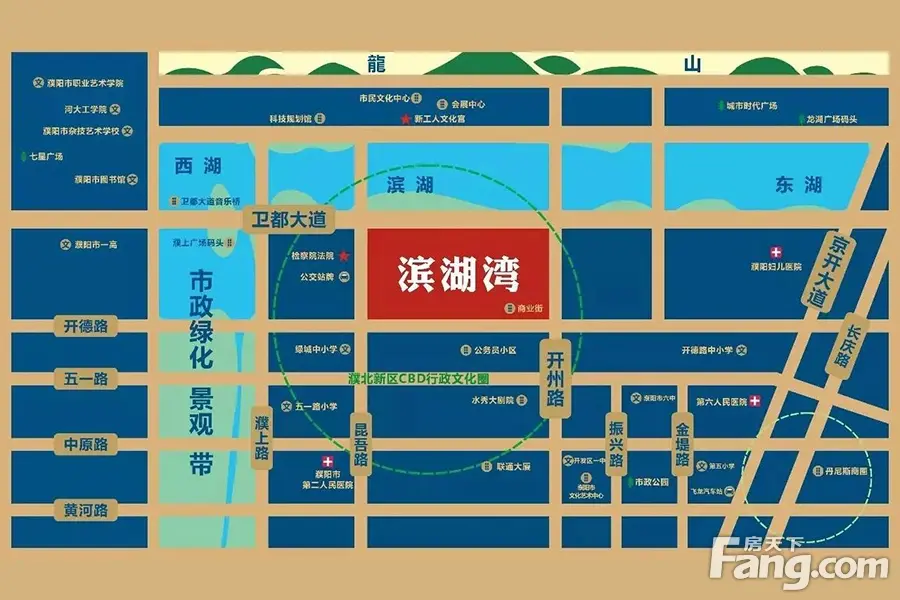 滨湖湾交通图