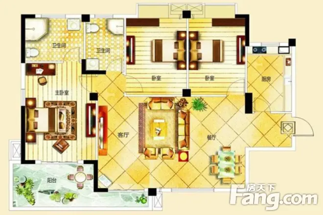 锦绣名城户型图