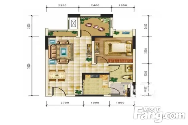 华宇龙湾户型图