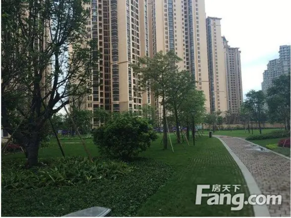 万科城市花园实景图